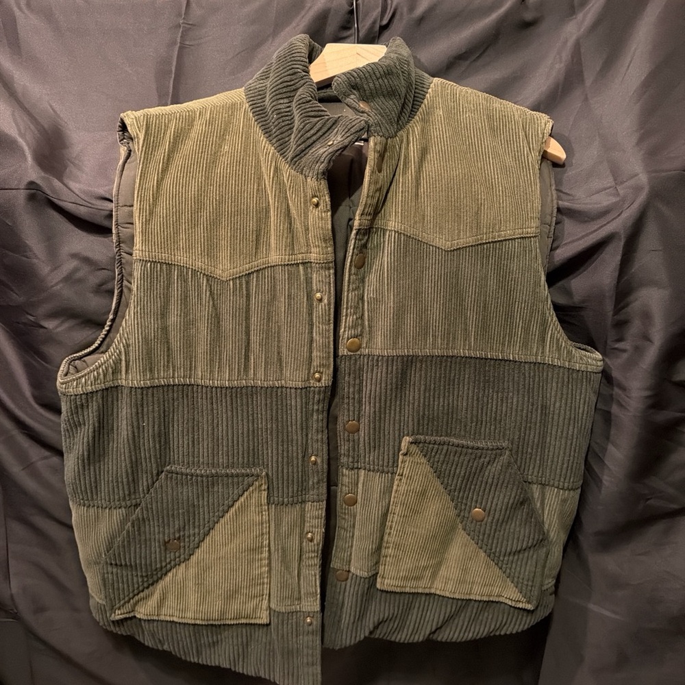 Sun + Stone green Vest